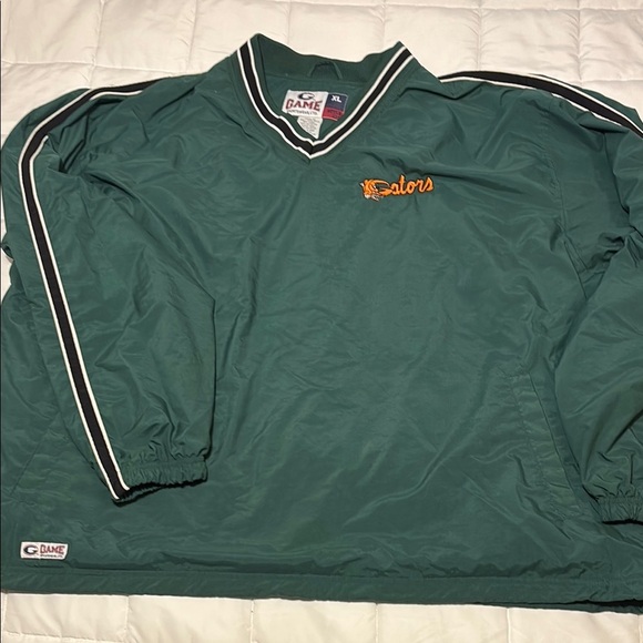 University of Florida Gators Green Pullover V-Neck Jacket - Picture 1 of 11